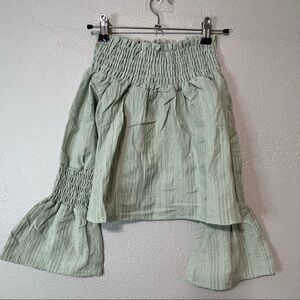 Off the Shoulder Lantern Sleeve Boho Little Girl Top NWT​​​